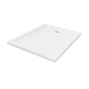 Cadita de dus New Trendy Mild Rectangular White 120x80x4.5mm B-0635