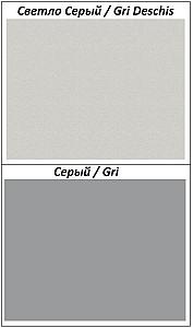 Comoda PS KY-120(2 sert.) Gri / Gri Deschis