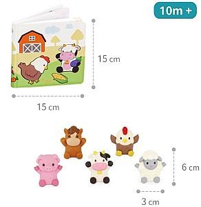 Jucărie pentru apă și baie Battat Farm Friends (BT4815Z)