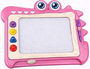Tabla de scris pentru copii New World Dinosaur Pink 888