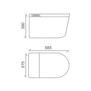 Vas WC NOMI Smart 955E Tornado
