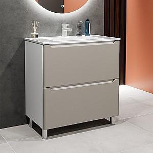 Dulap sub lavoar Bayro Bergamo Light Grey 800