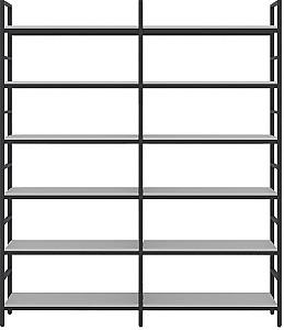 Rafturi pentru depozitare DP 0112 PE Stone Grey+Cadru Black