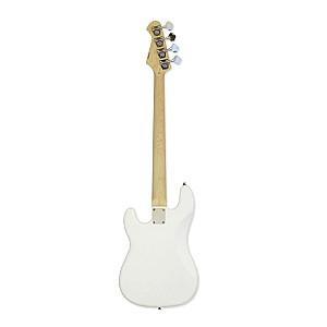 Chitara bass electrica Aria Pro II STB-PB/B White