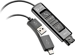 USB сablu HP Poly DA85 USB la QD negru TAA (786C7AA)