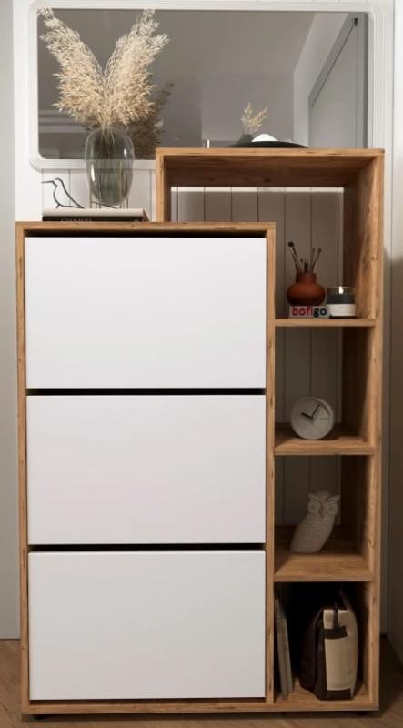 Dulap pentru incaltaminte Bofigo 18-04-41 Oak/White