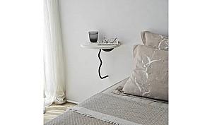 Raft de perete Trendy Leu Negru/Alb