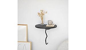 Raft de perete Trendy Leu Negru/Antracit