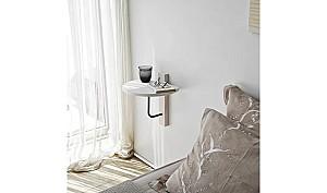 Raft de perete Trendy Reve Negru/Alb