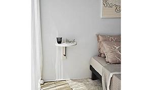 Raft de perete Trendy Reve Negru/Alb