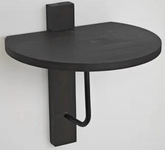 Raft de perete Trendy Reve Antracit/Negru