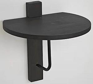 Raft de perete Trendy Reve Antracit/Negru