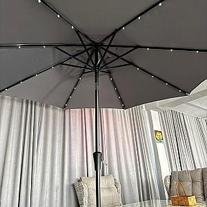 Umbrela VLM 0431111 Antracit cu iluminare 2.7m