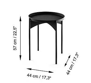 Masuta de cafea, reviste Trendy Shb-002-A Negru