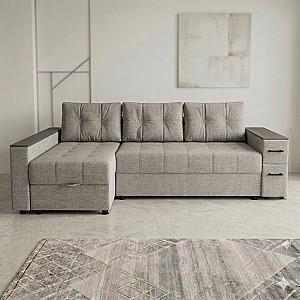 Canapea coltar Aurora Nicoli 255x150 cm Favorite Light Taupe