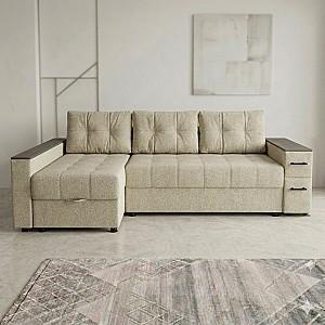 Canapea coltar Aurus Nicoli 255x150 cm Great Cool Beige