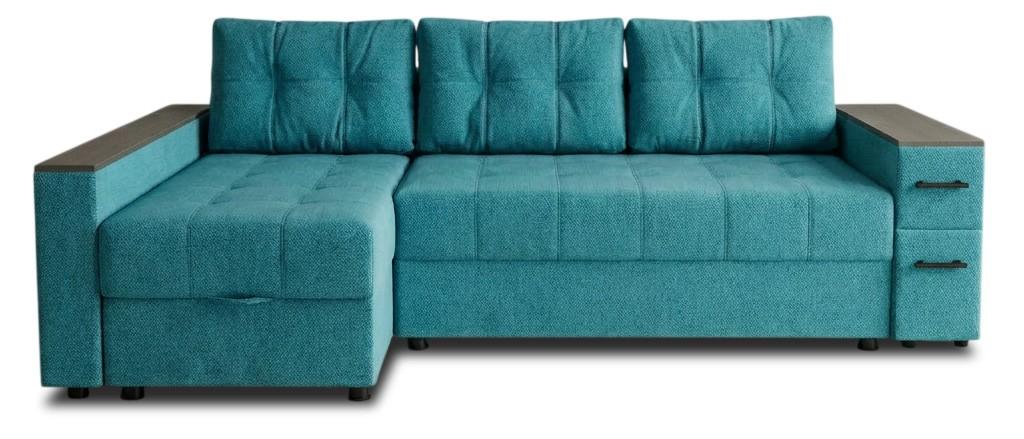 Canapea coltar Aurus Nicoli 255x150 cm Great Teal