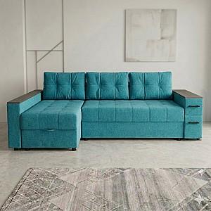 Canapea coltar Aurus Nicoli 255x150 cm Great Teal