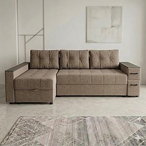 Canapea coltar Aurus Nicoli 255x150 cm Magic Cappuccino