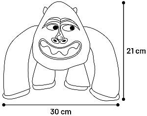 Jucarie pentru caine Flamingo Grillo Gorilla (522351)