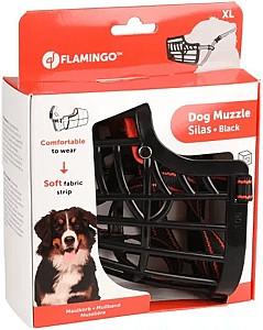 Botnita caini Flamingo Muzzle Silas Black XL (519657)