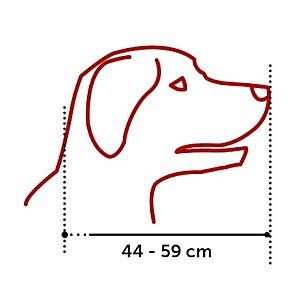 Botnita caini Flamingo Muzzle Silas Black XL (519657)