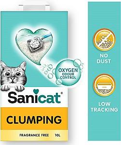 Asternut pentru litiere Sanicat CLUMPING 10L
