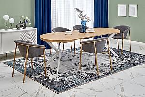 Masa Halmar Peroni Stejar Auriu (Bej)/Alb