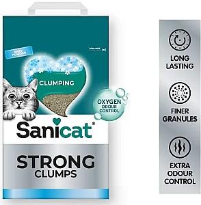 Asternut pentru litiere Sanicat Strong Clumping 10kg