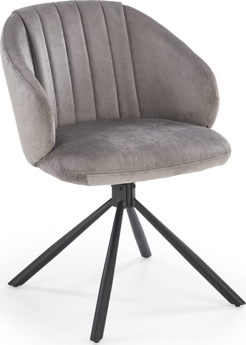 Scaun Halmar K533 Gri / Negru