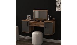 Masa de machiaj Trendy Mercan Nuc Deschis/Antracit