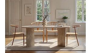 Masa Trendy Sablin Travertine