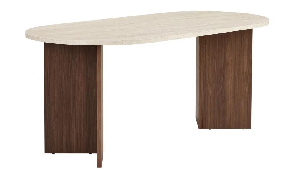 Masa Trendy Sablin Travertine/ Walnut