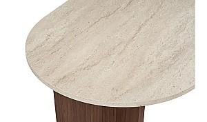 Masa Trendy Sablin Travertine/ Walnut