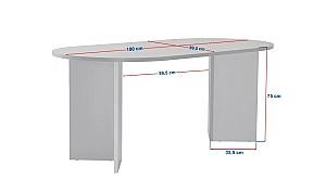 Masa Trendy Sablin Cadiz Oak