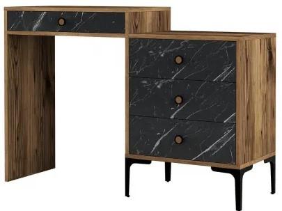 Masa de machiaj Trendy Lizbon 555 Nuc/Negru