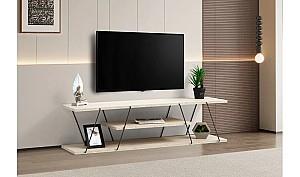 Tumba pentru televizor Trendy Canaz Travertin/Negru