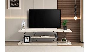Tumba pentru televizor Trendy Canaz Travertin/Negru