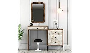 Masa de machiaj Trendy Lizbon 545 Nuc/Alb