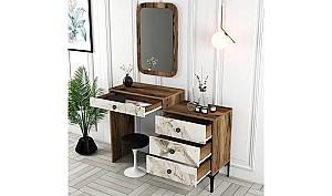 Masa de machiaj Trendy Lizbon 545 Nuc/Alb