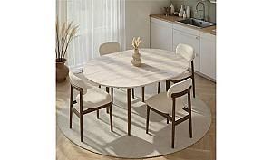 Masa Trendy Viona Travertine/Walnut
