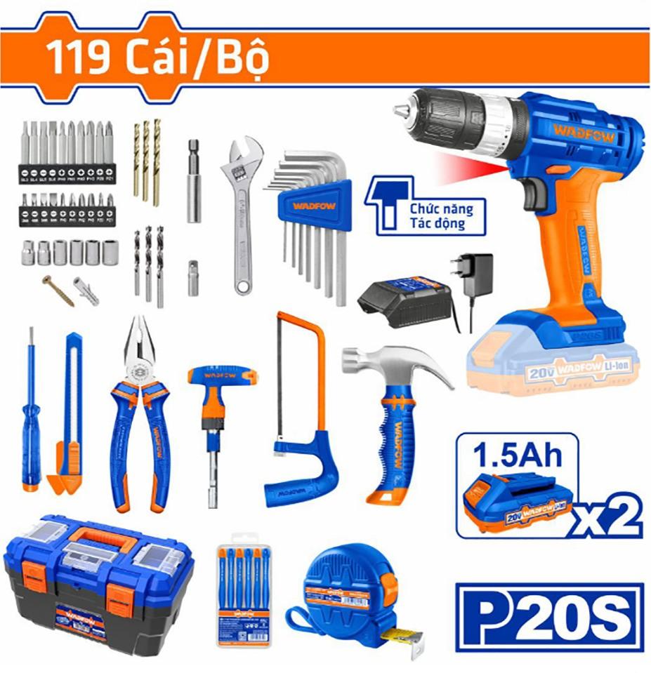 Set de scule Wadfow WDT1B119