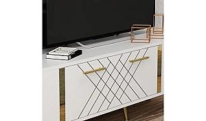 Comoda Trendy Detas Alb/Aur