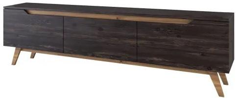 Comoda Trendy D1 - 1009 Negru/Nuc