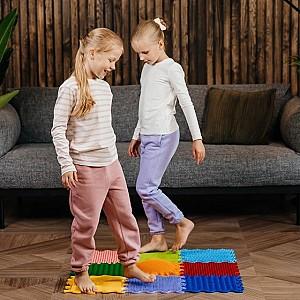 Covoras de joaca copii Ortoto Stimulative Rainbow