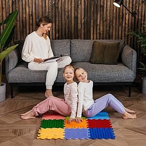 Covoras de joaca copii Ortoto Stimulative Rainbow