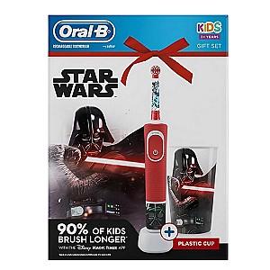 Periuta electrica de dinti BRAUN Kids D100 StarWars Mag Red