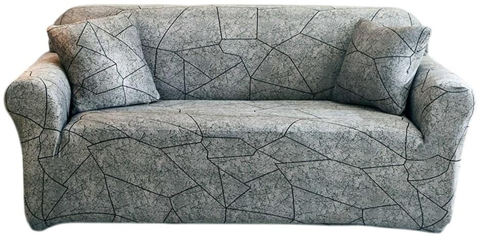 Husa pentru canapele Relaxe Home Solid Sofa Cover 2 locuri (145-185 cm) Based grey