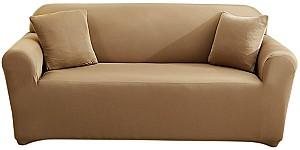 Husa pentru canapele Relaxe Home Solid Sofa Cover 2 locuri (145-185 cm) Bej