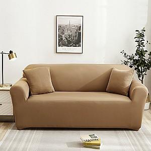 Husa pentru canapele Relaxe Home Solid Sofa Cover 2 locuri (145-185 cm) Bej